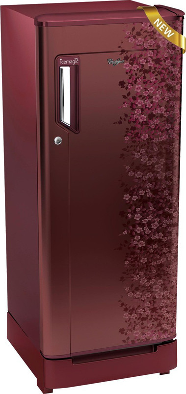 Whirlpool 190 L Direct Cool Single Door 3 Star Refrigerator with Base Drawer(Wine Exotica, 205 Icemagic Powercool ROY) Whirlpool 190 L Direct Cool Single Door 3 Star Refrigerator with Base Drawer(Wine Exotica, 205 Icemagic Powercool ROY)