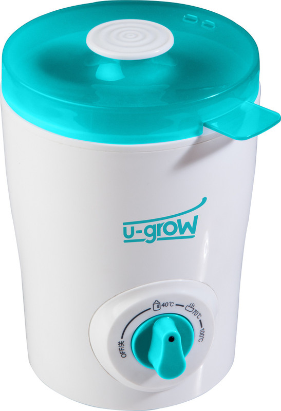 U-Grow Baby Bottle Warmer & Sterilizer - 1 Slots(White, Torquoise)