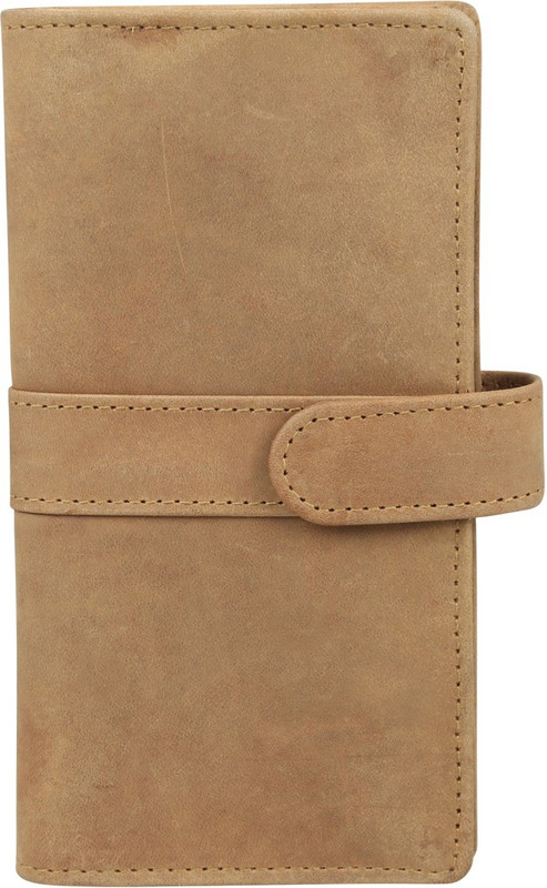 Style 98 Boys Tan Genuine Leather Money Clip(11 Card Slots)