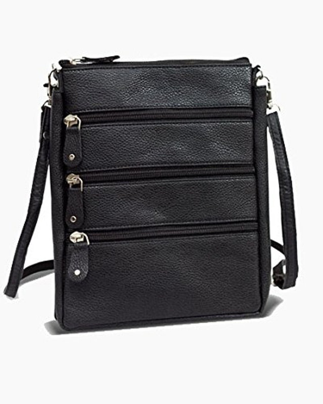 elite trendz Men Black Genuine Leather Document Holder(4 Card Slots)