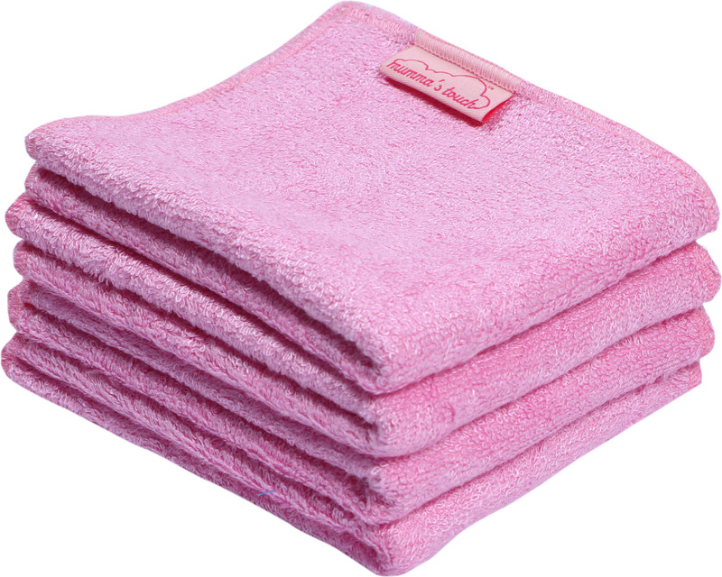 Mumma's Touch Cotton 400 GSM Bath Towel(Pack of 4, Pink)