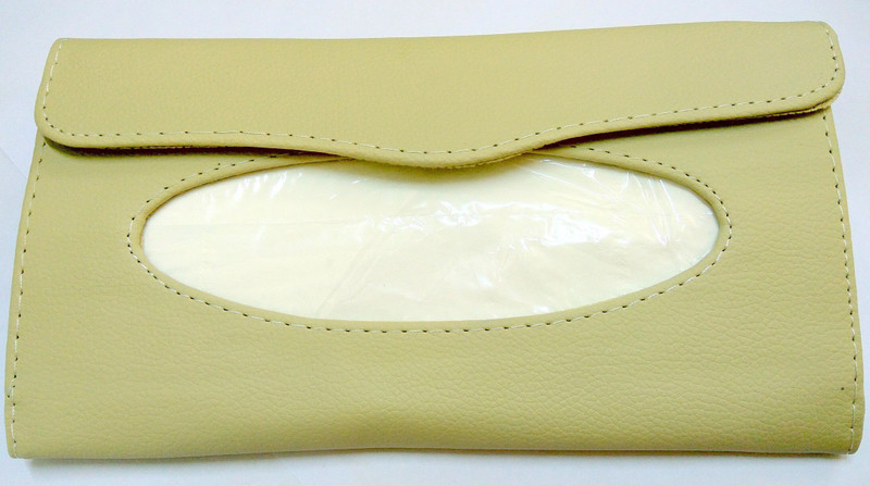 amicikart Car Sun Visor Tissue Paper Holder Beige Color Vehicle Tissue Dispenser(Beige)