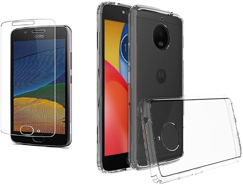 caseline Cover Accessory Combo for motoe4plus(Transperent)