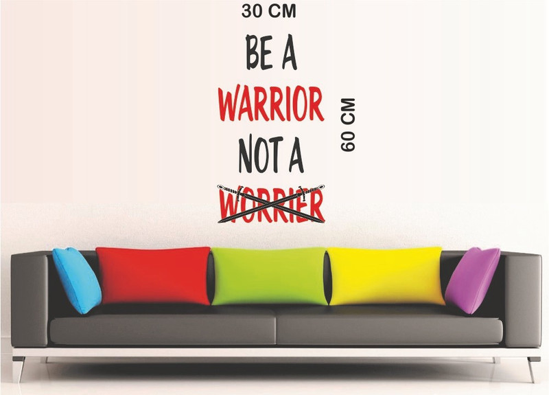 ritzy Quotes & Motivation Wallpaper(60 cm X 30 cm)