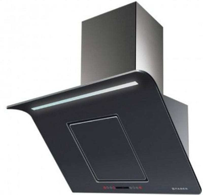 Faber Hood Curvy Plus BK TC LTW 60 (110.0393.697) Wall Mounted Chimney(Black 1000 CMH) Faber Hood Curvy Plus BK TC LTW 60 (110.0393.697) Wall Mounted Chimney(Black 1000 CMH)