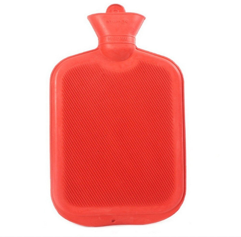 aryashri water bottle Both side ribbed 2000 ml Hot Water Bag(Red)