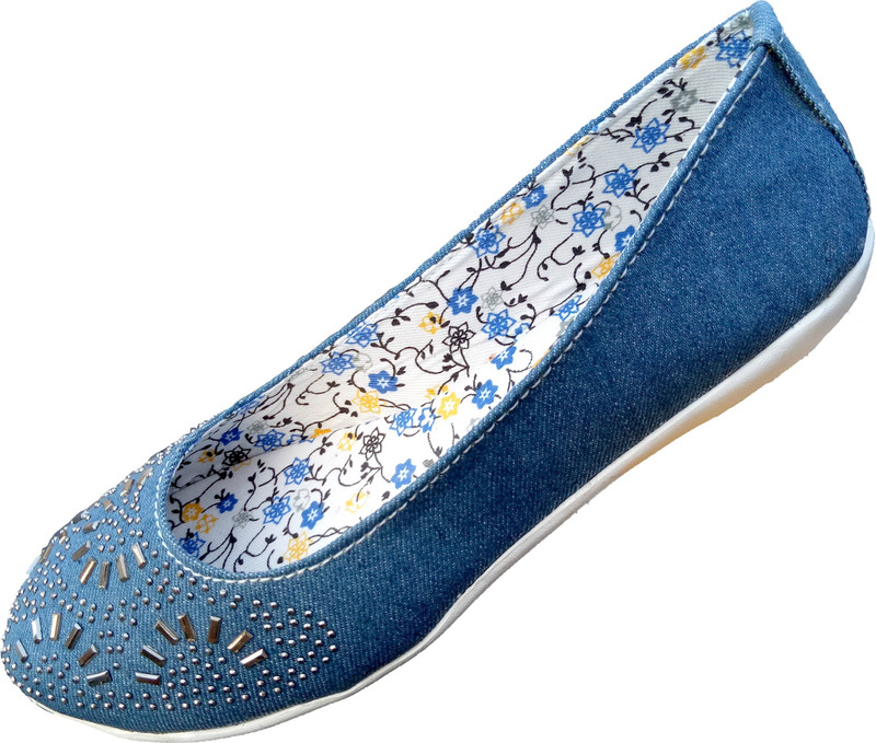 Stylotrendz Designer Denim Jeans Style Bellies For Women(Blue)