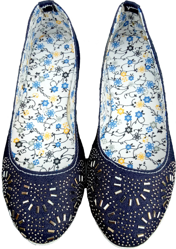 Stylotrendz Denim Jeans Style Designer Bellies For Women(Navy)