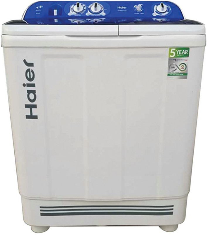Haier 8 kg Semi Automatic Top Load White, Blue(HTW80-1128)