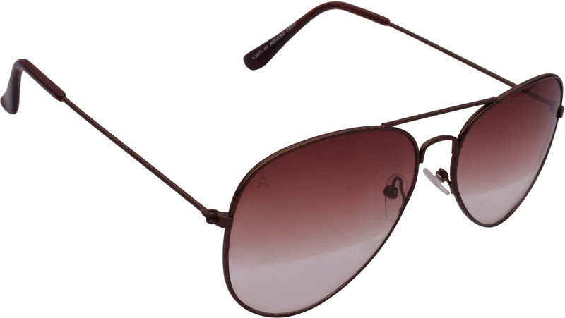Aligatorr Aviator Sunglasses(Brown)