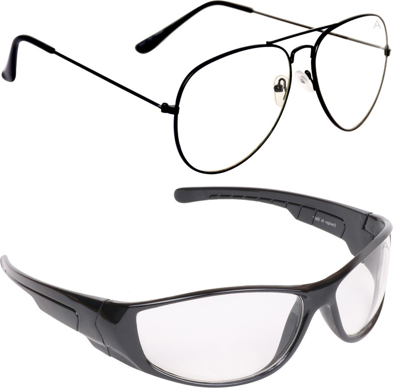 Aligatorr Sports, Aviator Sunglasses(Clear)