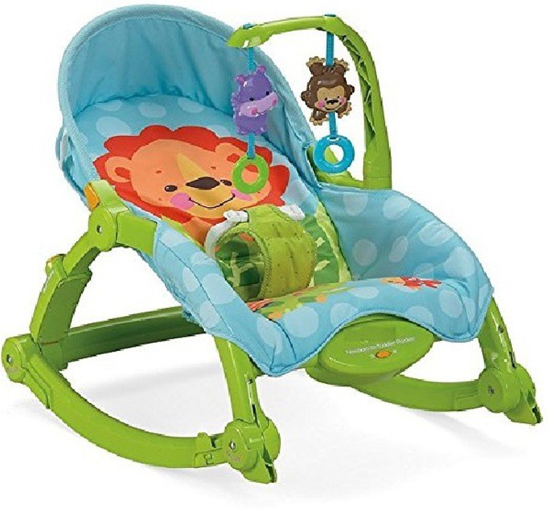 GREEN FROG NEWBORN TO TODDLER PORTABLE ROCKER - GREEN Rocker(Multicolor)
