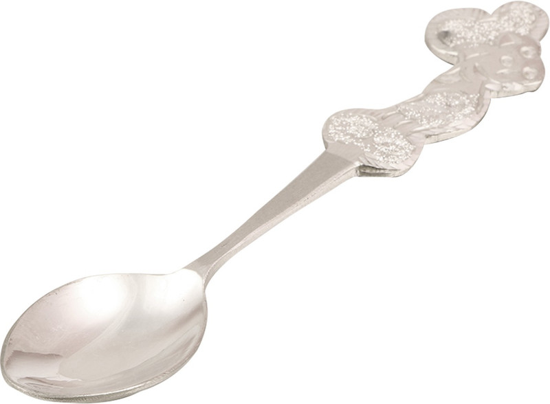 Osasbazaar Sterling Silver Baby Spoon Mickey Mouse Design 92.5% Pure BIS Hallmarked(Silver)