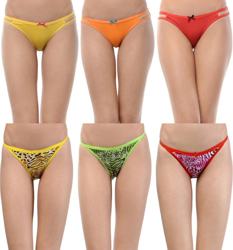 LEADING LADY panty Women Hipster Multicolor Panty(Pack of 6)