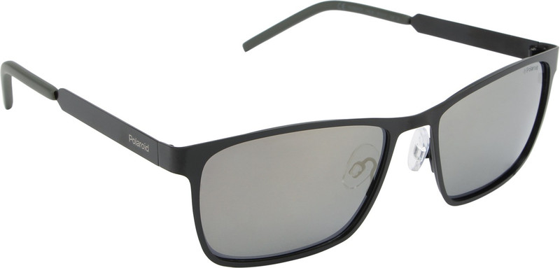 Polaroid Rectangular Sunglasses(Golden)