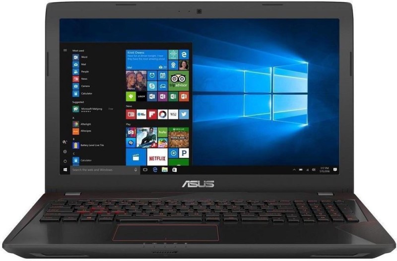 Asus FX553 Core i7 7th Gen - (8 GB/1 TB HDD/128 GB SSD/DOS/4 GB Graphics) FX553VD-DM628 Gaming Laptop(15.6 inch, Black, 2.4 Kg kg)