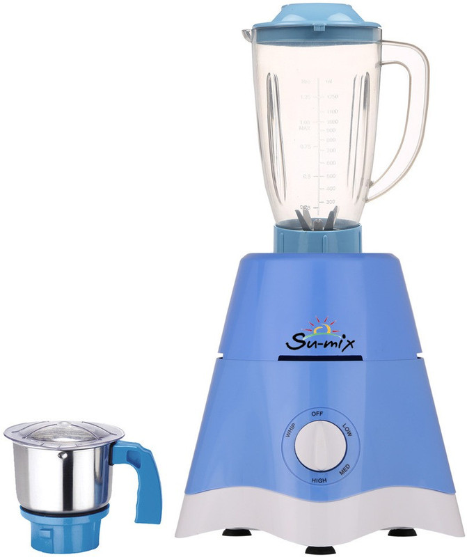 Su-Mix TA Star MG17-TA-STR-181 600 W Juicer Mixer Grinder(Blue, 2 Jars) Su-Mix TA Star MG17-TA-STR-181 600 W Juicer Mixer Grinder(Blue, 2 Jars)
