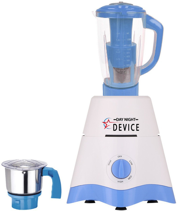 Day-Night Star Device TA Star MG17-TA-STR-259 600 W Juicer Mixer Grinder(White, Blue, 2 Jars)