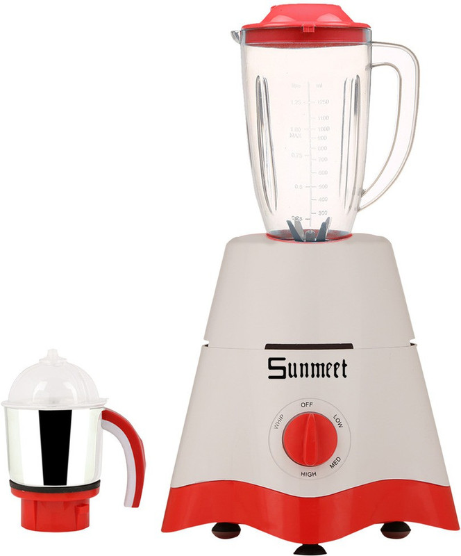 Sunmeet TA Star MG17-TA-STR-107 600 W Juicer Mixer Grinder(White, 2 Jars)