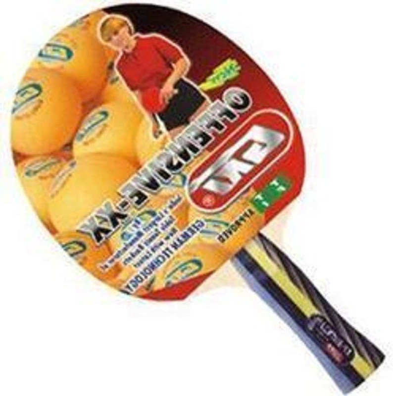 GKI EURO V Table tennis Multicolor Table Tennis Racquet(Pack of: 1, 85 g)