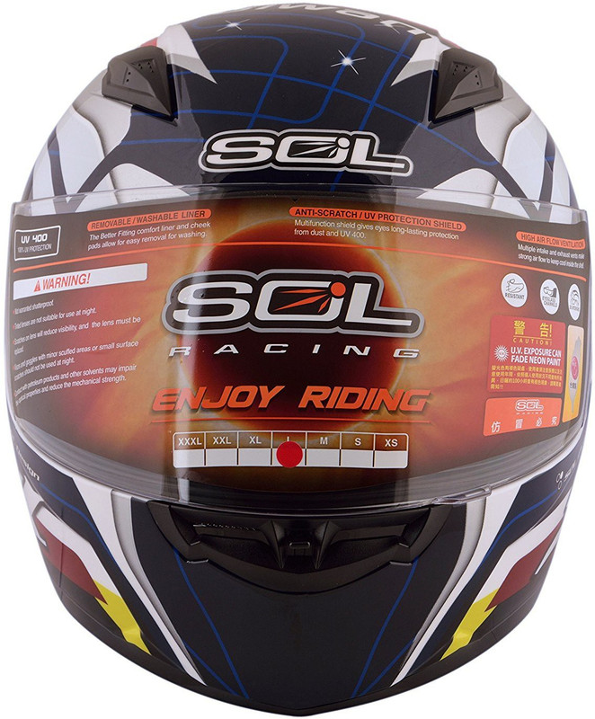 Sol helmet best sale visor buy online