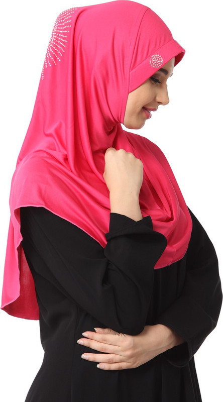 mehar hijab Solid Cotton Blend Women Scarf