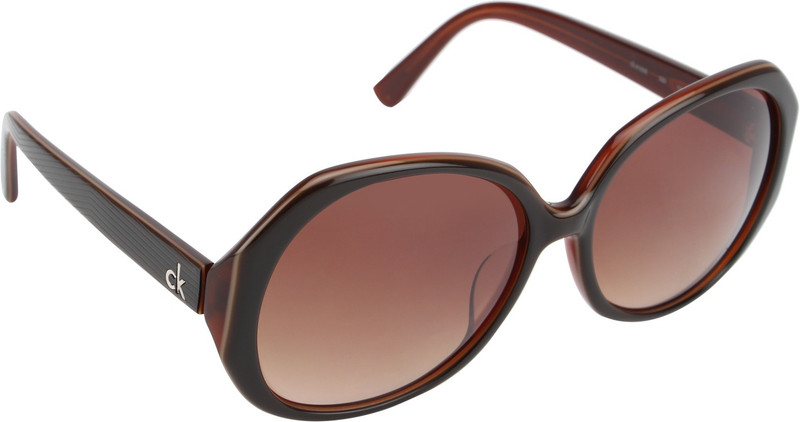 Calvin Klein Over-sized Sunglasses(Brown)