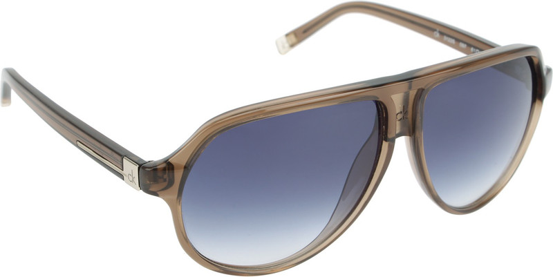 Calvin Klein Aviator Sunglasses(Blue)