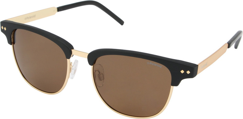 Polaroid Clubmaster Sunglasses(Brown)