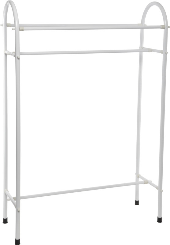 Pull n Dry Pull n Dry Used Clothes Stand 2 ft Steel Floor Cloth Dryer Stand White