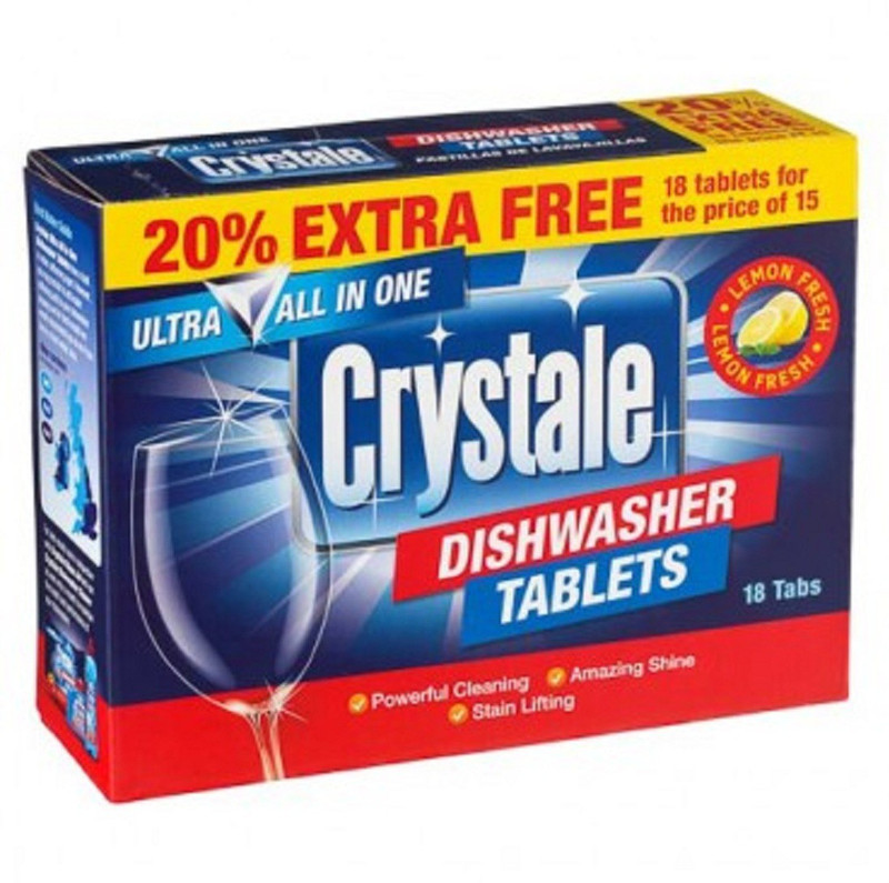 crystale Dishwasher Tablets Dishwashing Detergent(300 g)