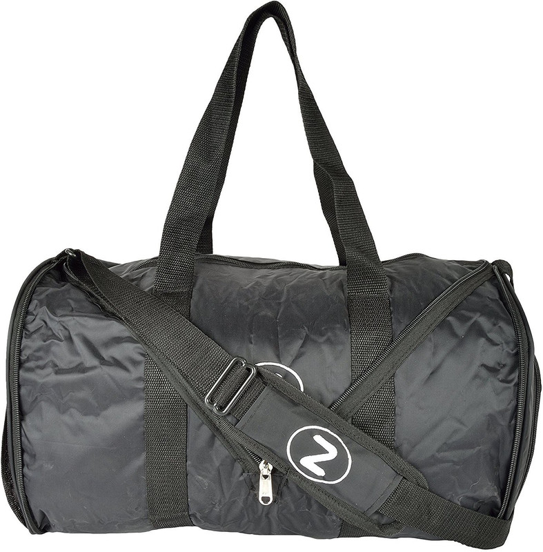 Zenniz Gym Bag with Shoes Comparrtment Gym Bag(Black)