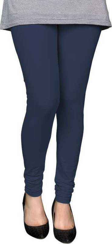 BLUEZ APPAREL Churidar Legging(Blue, Solid) BLUEZ APPAREL Churidar Legging(Blue, Solid)
