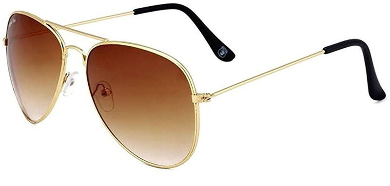 Grtstuff Aviator Sunglasses(Golden)