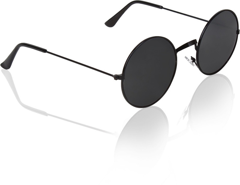 Knotyy Round Sunglasses(Black)