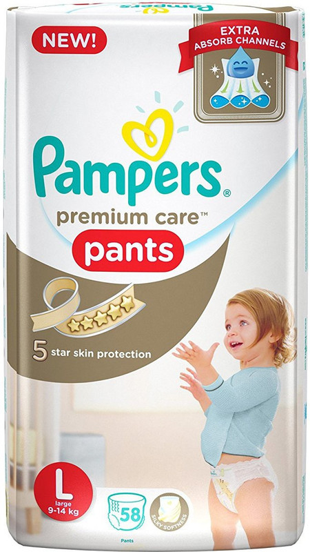 Pampers Premium Care - L(58 Pieces)