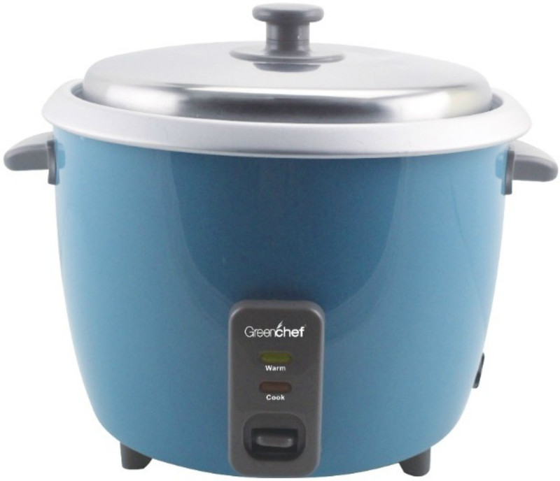 Greenchef RC18CB Electric Rice Cooker with Steaming Feature(1.8 L, Blue)