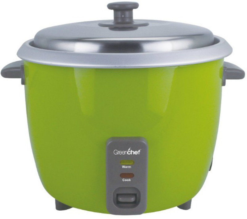 Greenchef RC18CG Electric Rice Cooker with Steaming Feature(1.8 L, Green)