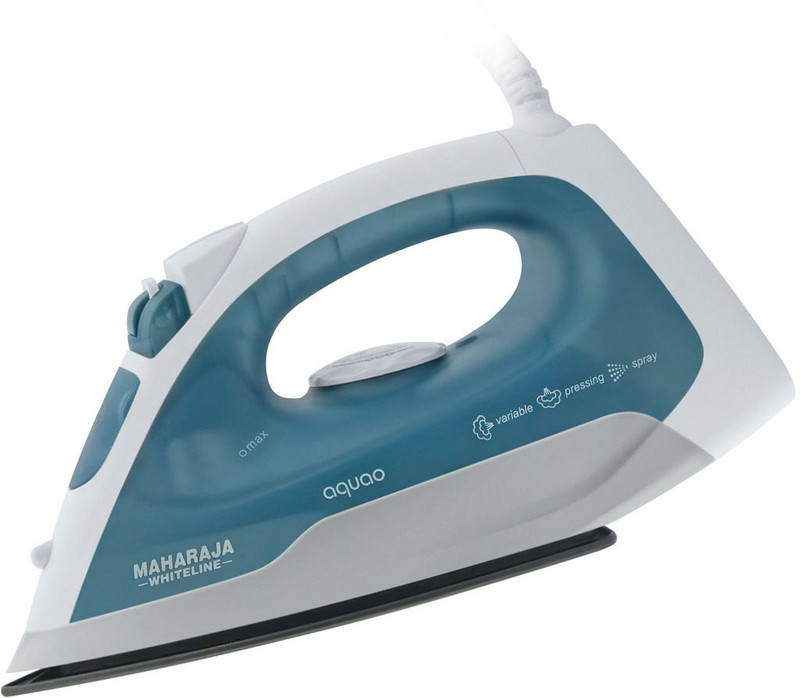Maharaja Whiteline Aquao SI-101 Steam Iron(White & Blue) RS.699 (25.00% Off) - Flipkart