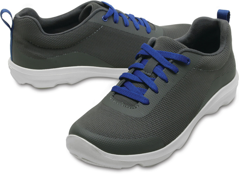 Crocs Walking Shoes For Women(Blue, Grey)