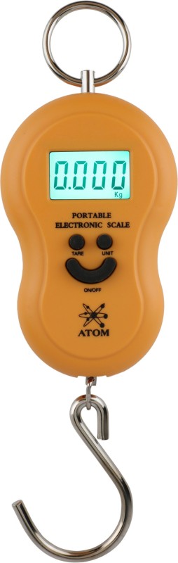 ATOM Portable Electronic Weighing Scale(Black)