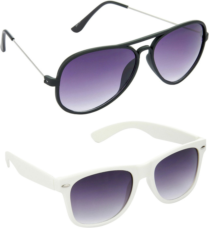 Hrinkar Aviator Sunglasses(Grey, Grey)