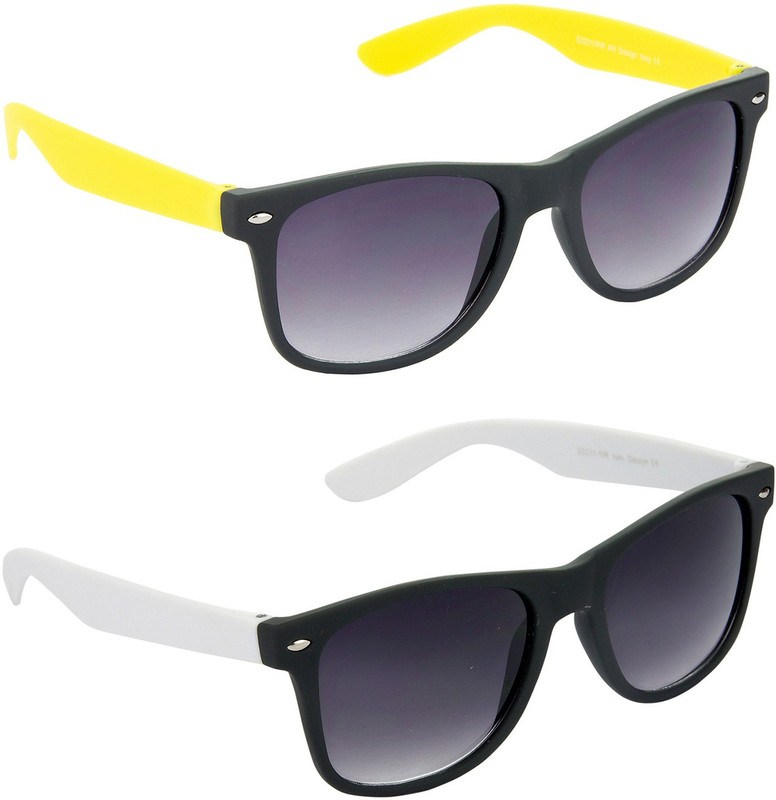 Hrinkar Wayfarer Sunglasses(Grey, Grey)
