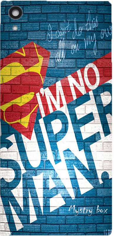 The Little Shop Back Cover for Sony Xperia Z, L36h(I Am Super Man, Silicon)