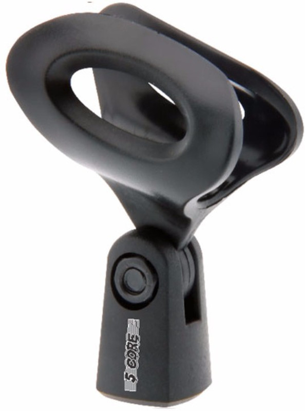 5 Core MC-5 Black Universal Microphone Clip/Holder(Black)
