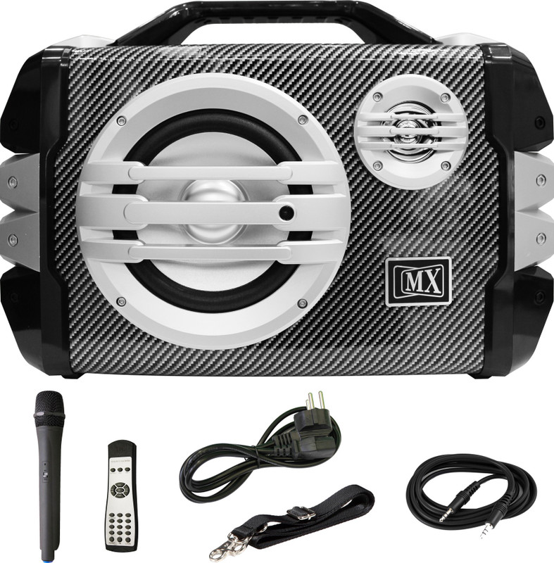 Mx 6 5 Inches Portable Multimedia Speaker With Built In Amplifier