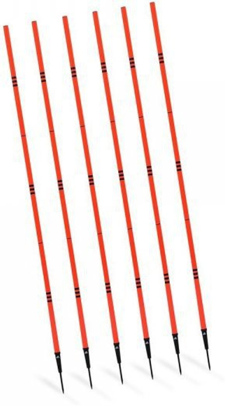visions play Slalom Poles 5 feet ( pack of 6) Football Kit
