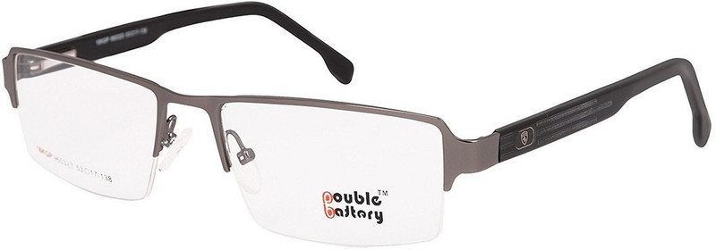 DOUBLE BATTERY Half Rim Rectangle Frame(53 mm)