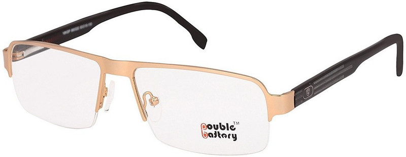 DOUBLE BATTERY Half Rim Square Frame(53 mm)