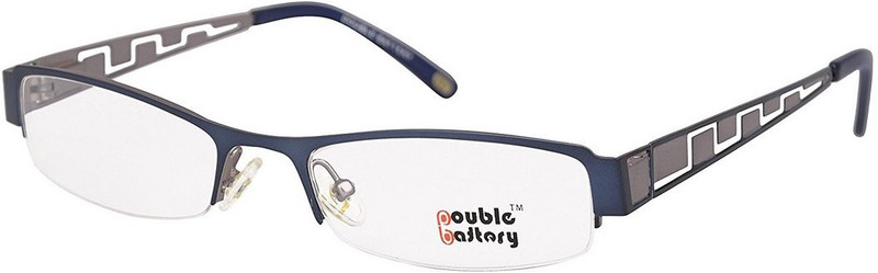 DOUBLE BATTERY Half Rim Square Frame(50 mm)